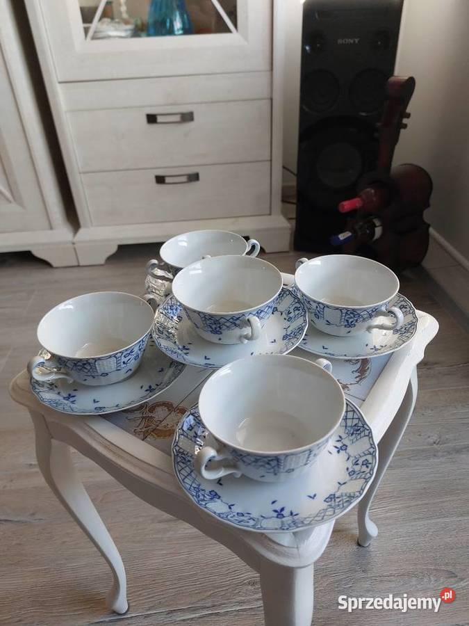 Bulionówki Heinrich porcelana Niemcy Wałbrzych
