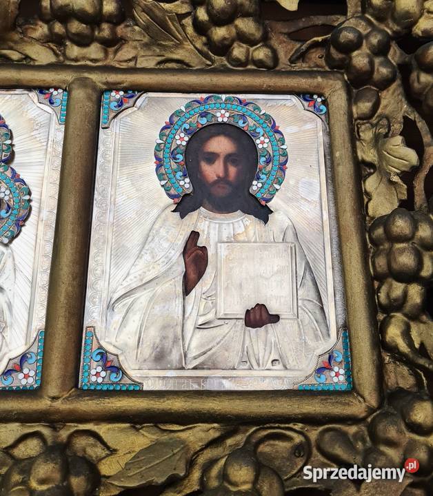 Para Ikon ślubnych Matka Boża Jezus Chrystus Warszawa