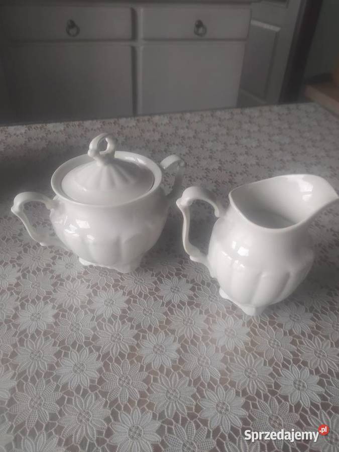 Porcelana Tielsch Wałbrzych PRL mlecznik i Kraków