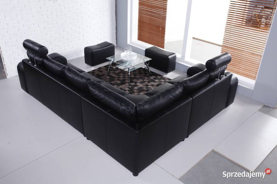 Narożnik Enzo 316x260 skóra naturalna tkanina