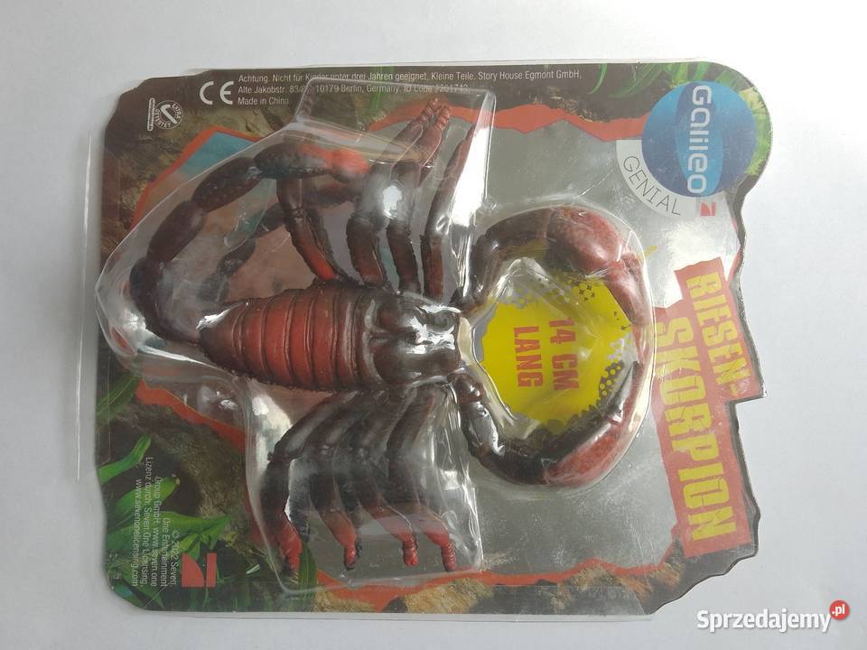 Figurka duży skorpion 14 3 lata+ Chrzanów