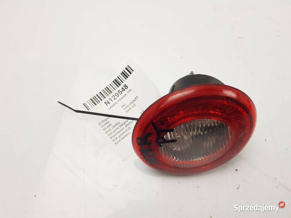 LAMPA PRAWA TYŁ HHR 22 Lipno sprzedam
