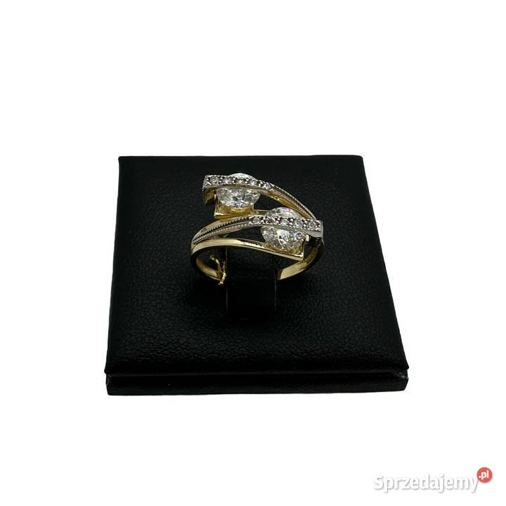 Złoty Pierścionek pr 585 295g R16 warmińsko-mazurskie Elbląg sprzedam