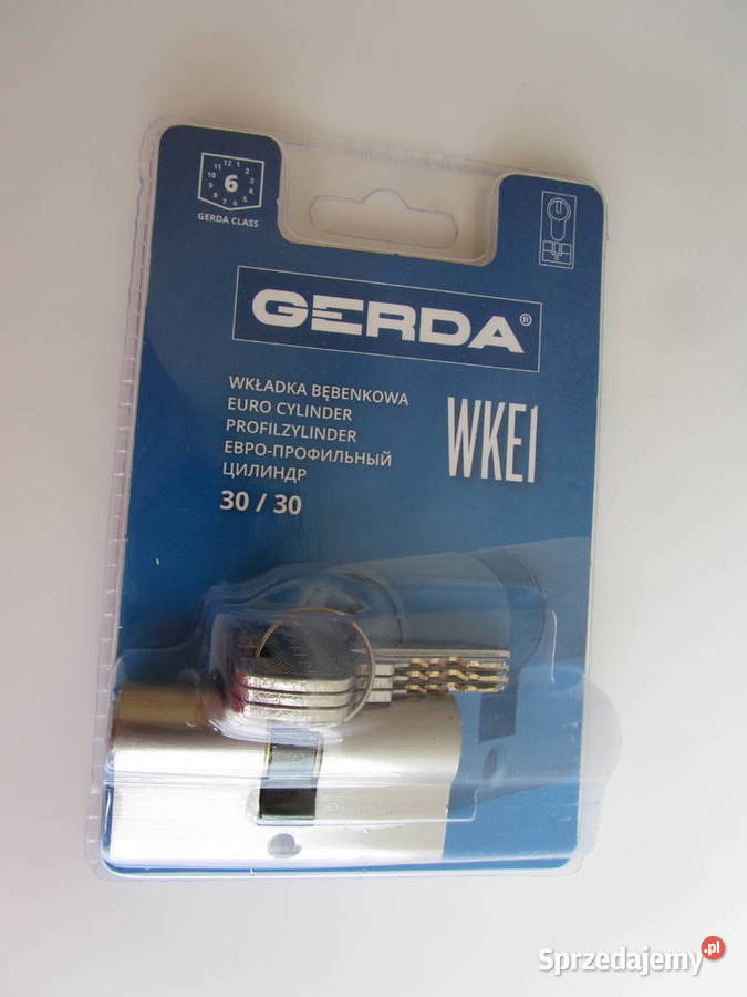 Wkładka bębenkowa H Plus GERDA 3030 kolor nikiel Olecko sprzedam