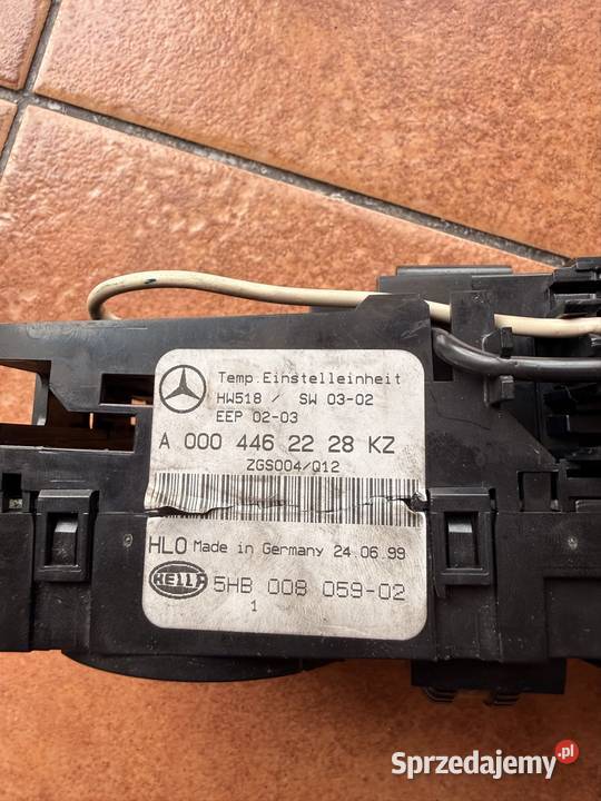 Panel nawiewu Mercedes w638 osobowe Goleniów