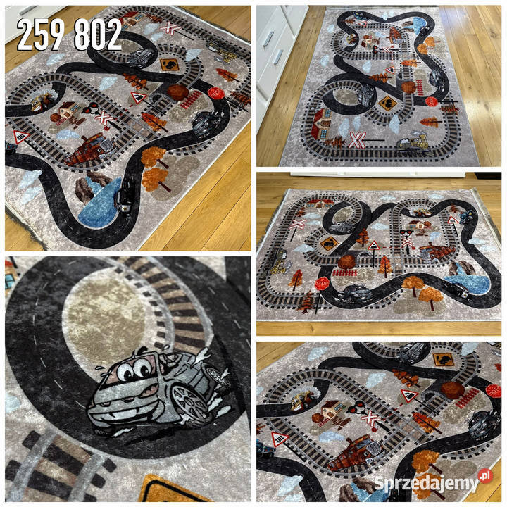 NOWOCZESNY DYWAN DZIECIĘCY 130X190 PRINT 259802 szary Białystok