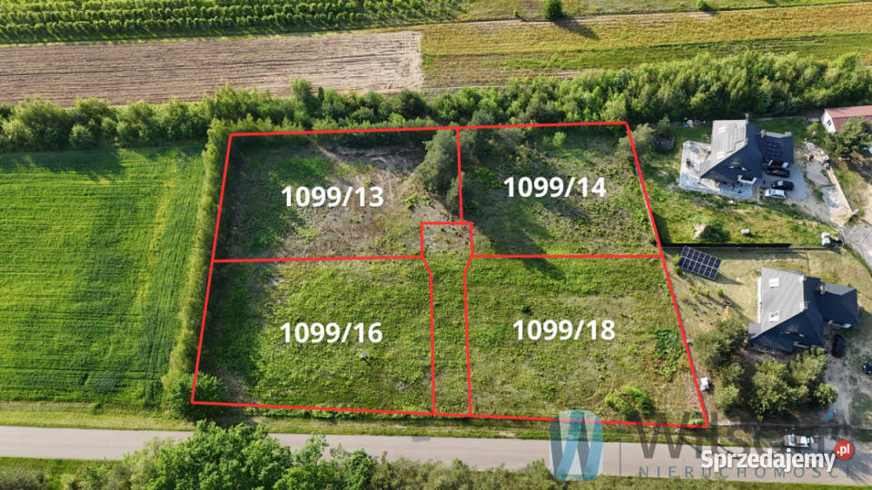 Działka 1413m2 Sobienie Biskupie 42.8m Sprzedaż
