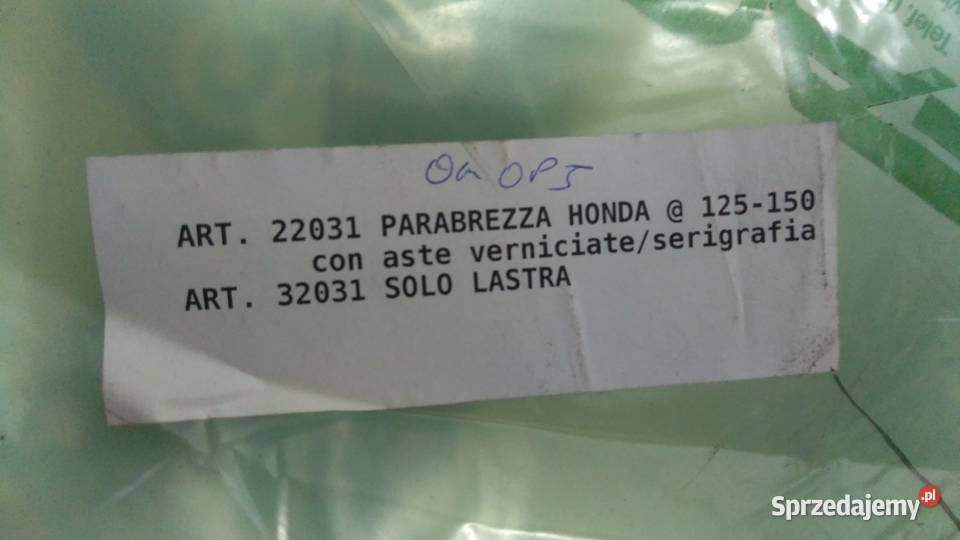 Szyba owiewka FACO HONDA 125 NOWA Bielsk Podlaski sprzedam