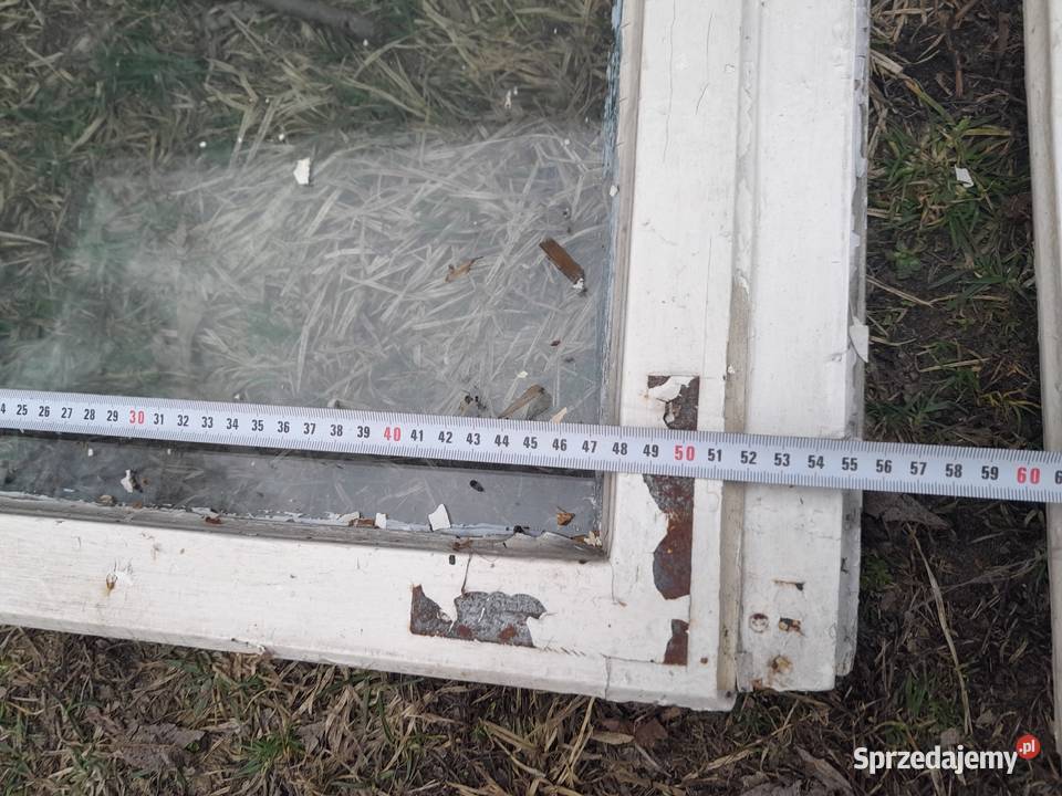 Stare drewniane ramki okienne okna okienka Dąbrowa Górnicza