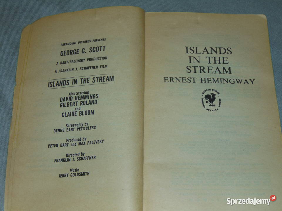 Islands in the Sea Ernest Hemingway Wody na Proza i poezja Lublin