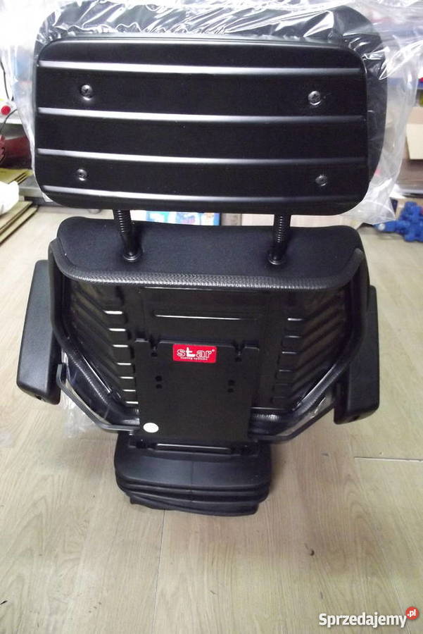 Siedzenie mechaniczne dwuczęściowe czarne do Parczew