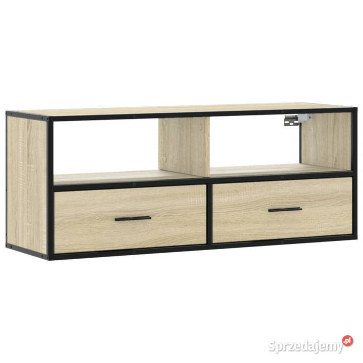 Szafka pod telewizor dąb sonoma 100x31x395