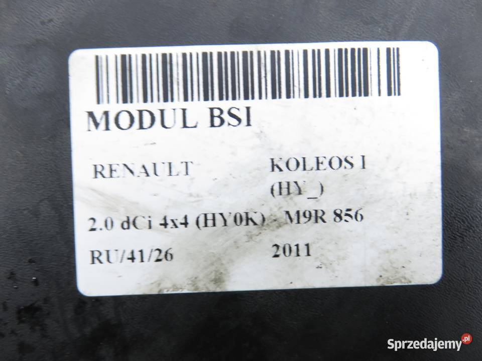 BSI RENAULT KOLEOS I 20 dCi 284B7JY00A