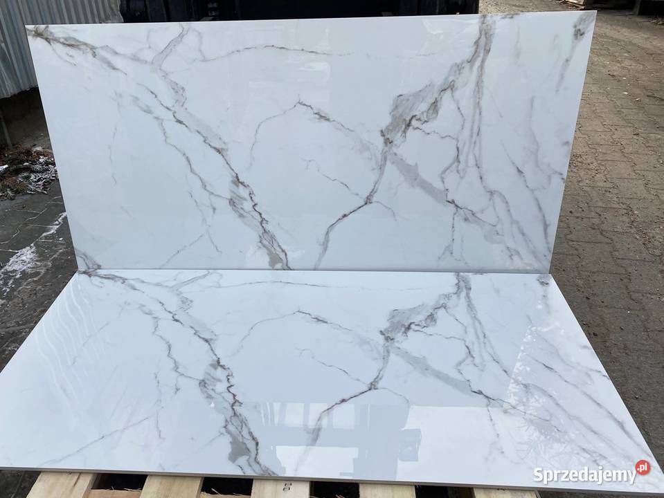 Płytka 60x120 Gres Marble Carrara połysk Zakopane