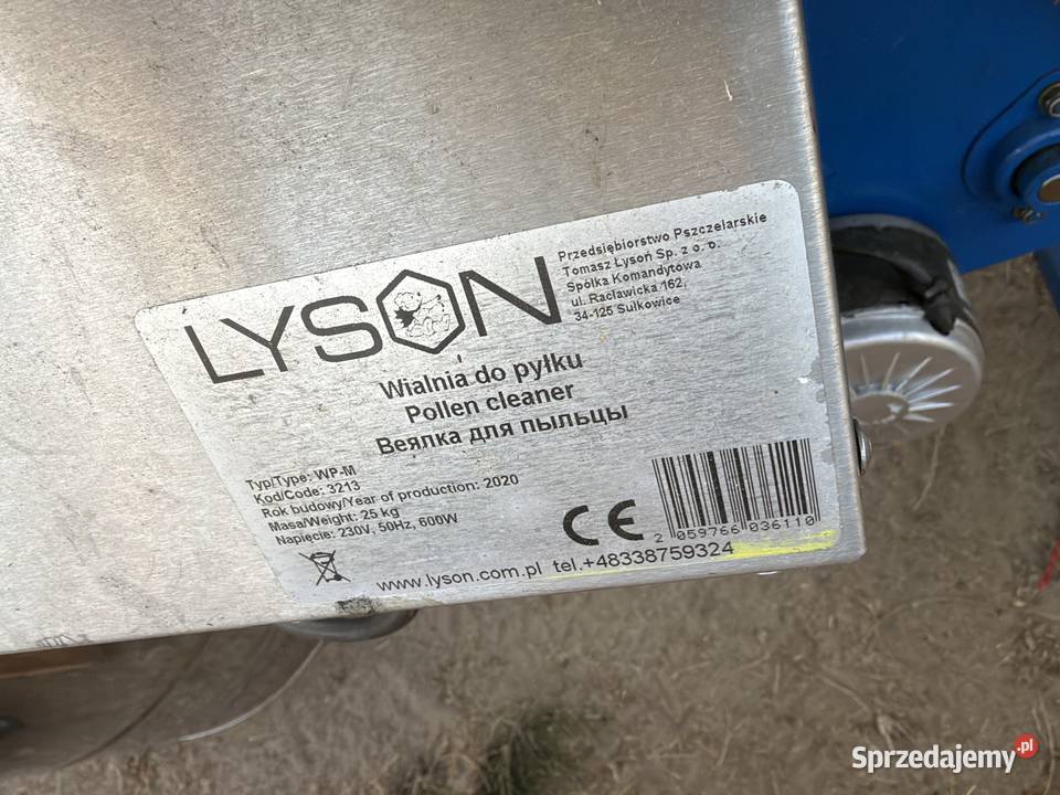 Wialnia do pyłku Łysoń WPM 3213 2020 wielkopolskie