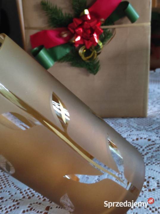 Stary kolekcjonerski wazon flakon szkło Kielce