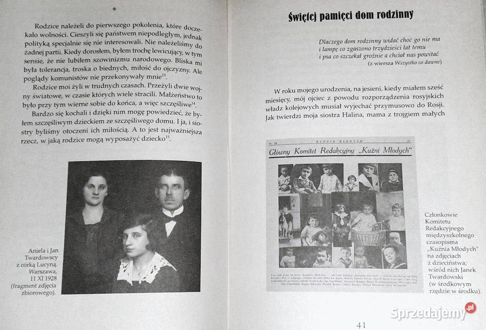 Jan Twardowski Autobiografia Tom 1 19151959 Chełm sprzedam
