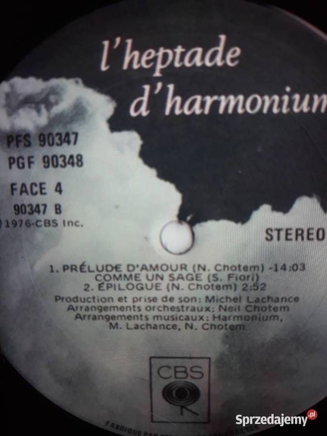 Archiwum prog rocka HARMONIUM Lheptade 1976 podkarpackie Rzeszów