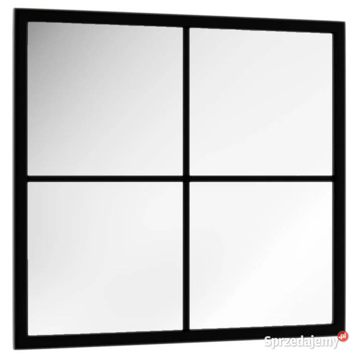 Lustro ścienne czarne 40x40 metal WM342204 Warszawa