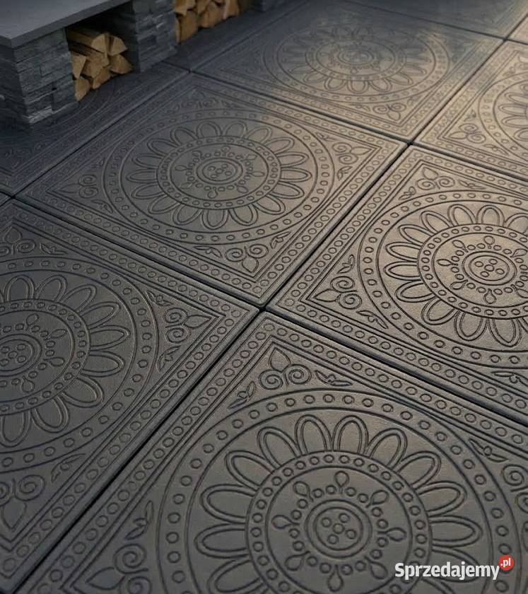Płyta Ogrodowa Tarasowa 40x40 Antracyt Step Warszawa