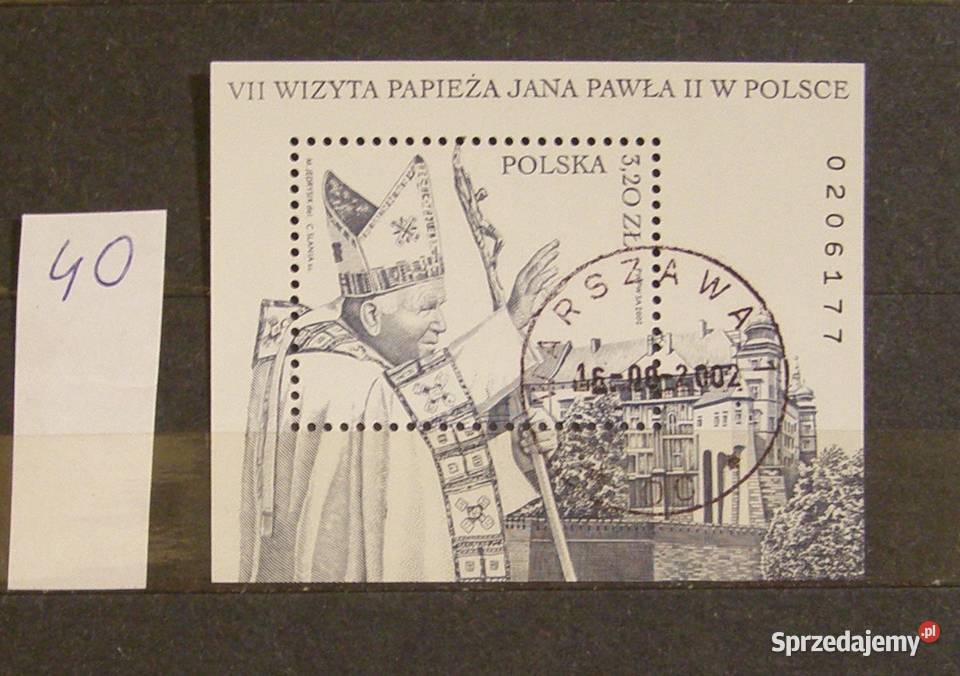 Znaczki pocztowe Polska Bloczek 40 Łódź sprzedam