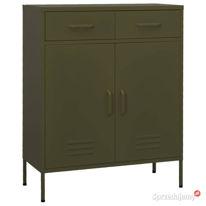 Szafka oliwkowozielona 80x35x1015 stalowa mazowieckie Warszawa