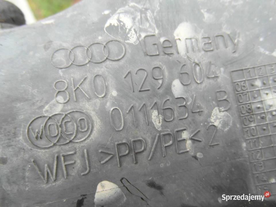 wlot powietrza Audi A4 A5 Q5 8k0129604 zachodniopomorskie Szczecin sprzedam