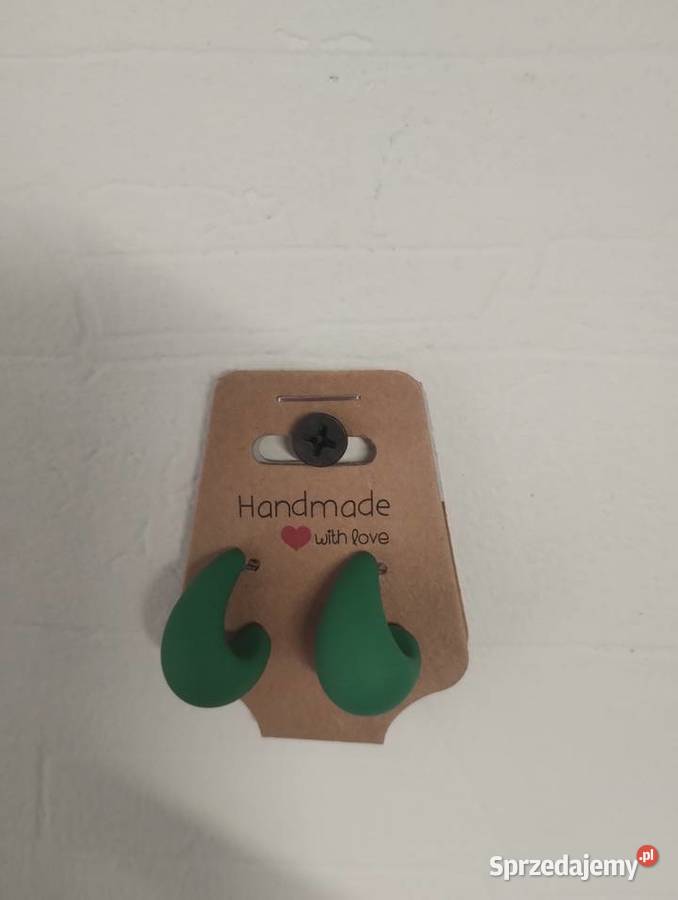 Minimalistyczne kolczyki łezki kolor do wyboru Hażlach