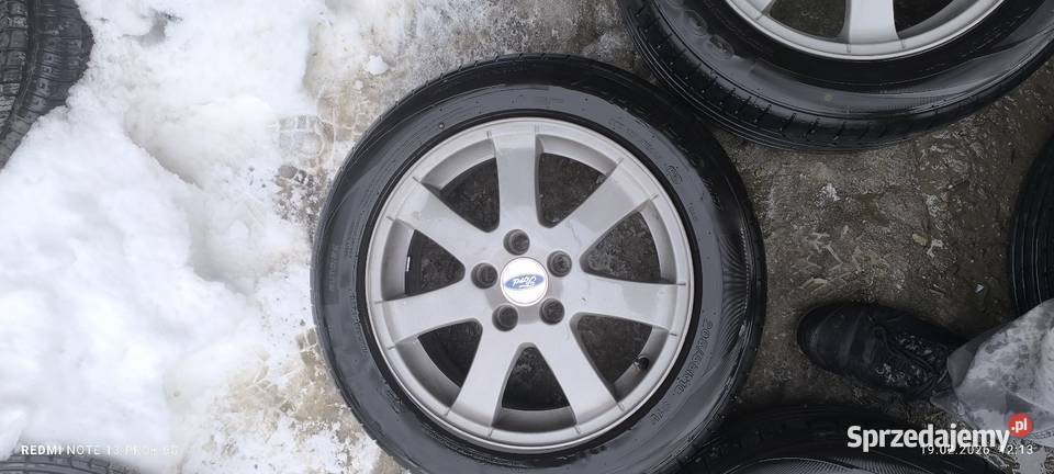 Koła alufelgi 20555 r16 ford Volvo 5x108 Sucha Beskidzka sprzedam