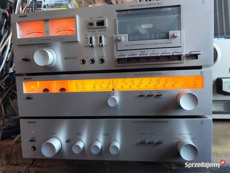 zestaw audio Philips 1981r Mosty