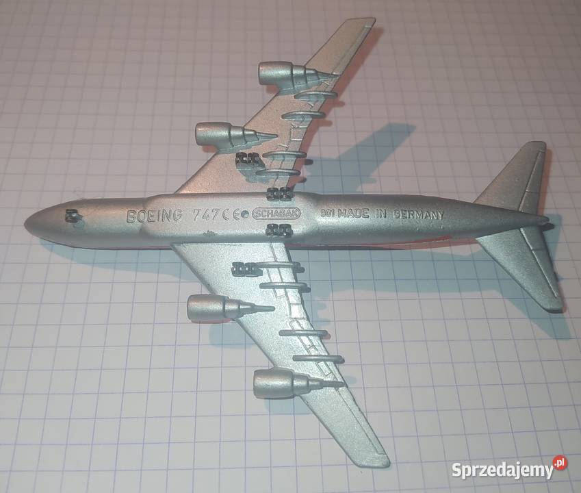 Model samolotu Boeing 747 firmy SCHABAK Germany Modelarstwo pomorskie Gdańsk