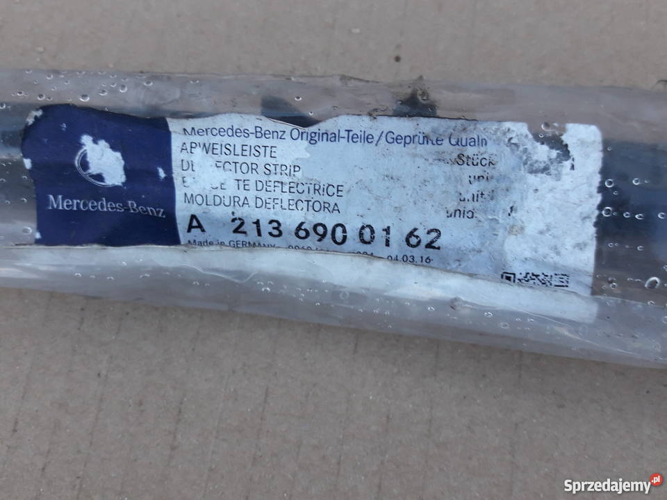 MERCEDES E KLASA W213 LISTWA DRZWI LEWA PRZÓD osobowe Bieleń