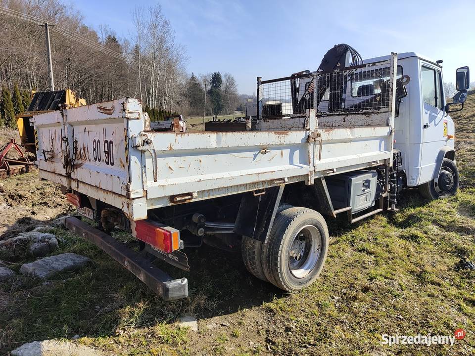 MERCEDES 814D HDS HIAB 0352 Kiper Wywrotka małopolskie