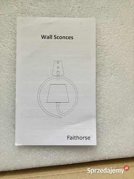 Lampa ścienna LED Faithorse czarna 3W USB sprzedam