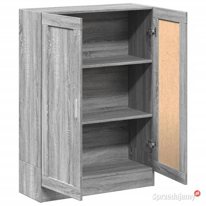 Szafka na książki szary dąb sonoma 825x305x115