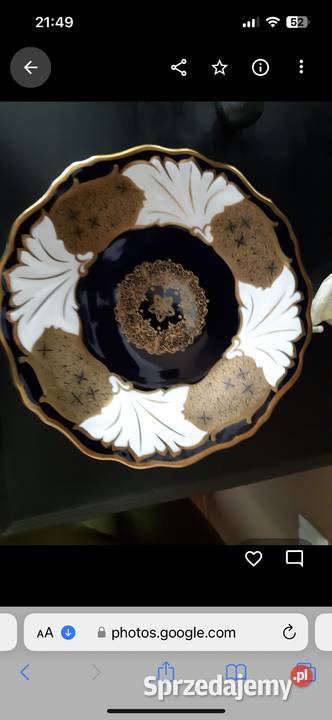 Weimar Echt Kobalt JUTTA talerze porcelanowe Zbrosławice sprzedam