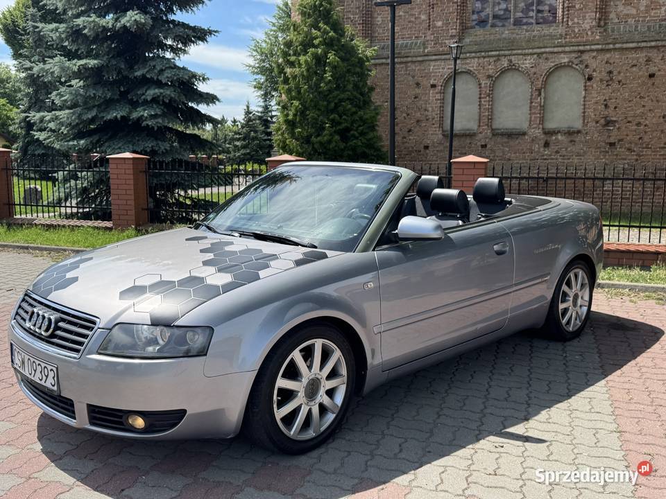 Audi A4 B6 Cabrio 18T sline skórzana tapicerka Świecie