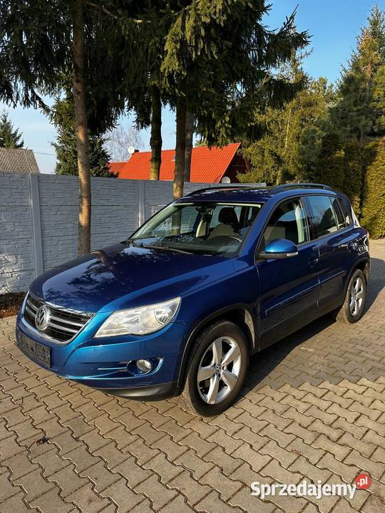 VW Tiguan 20 tdi 4x4 4motion bezwypadkowy elektryczne szyby wielkopolskie Nowy Tomyśl