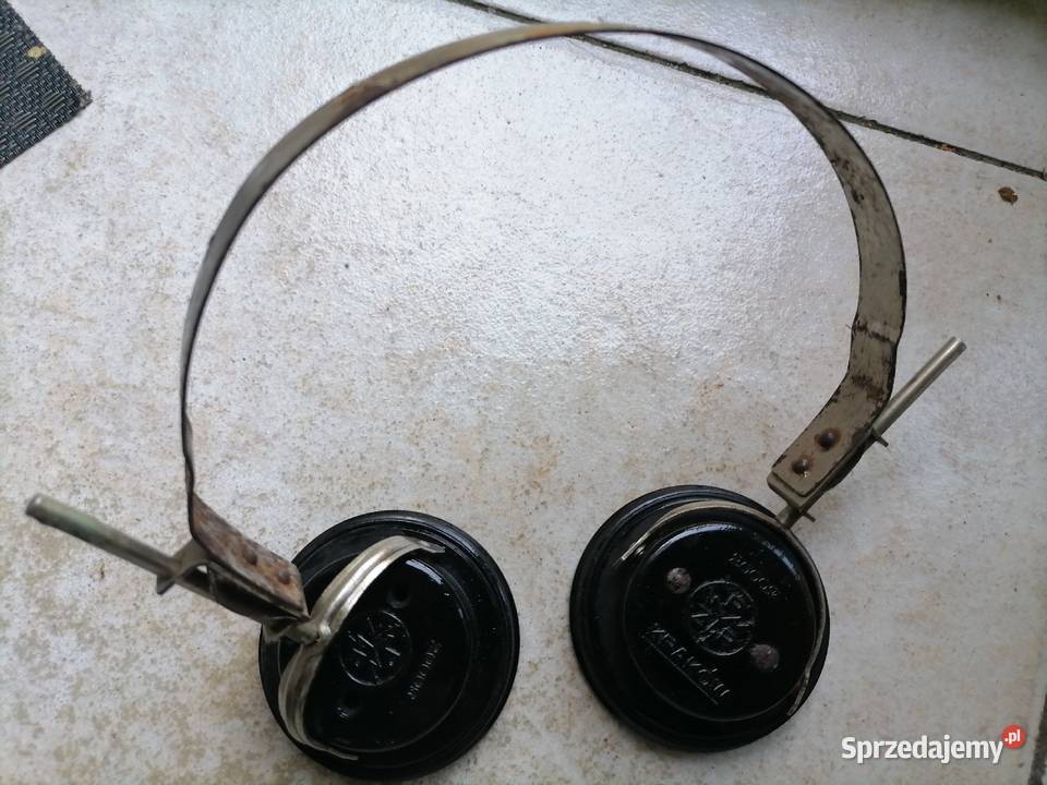 Stare słuchawki do detefon Radio kryształkowe Kraków
