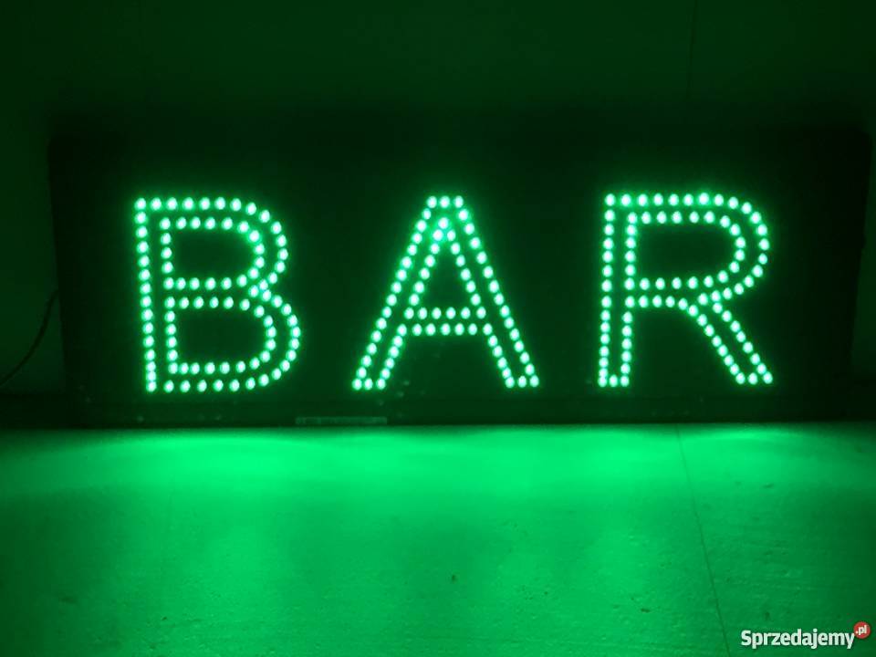 LED reklama neon BAR 70x35 Pomiechówek