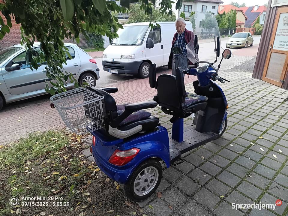 Trójkołowiec inwalidzki dwuosobowy elektryczny mazowieckie Płock