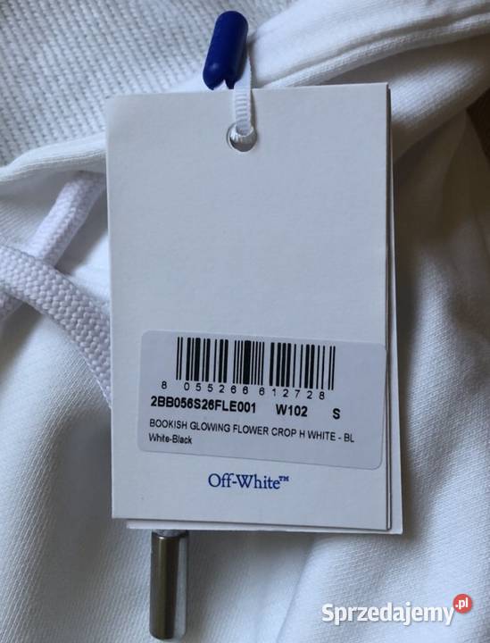 Bluza OffWhite biała z kwiatami biały Pozostałe Wrocław