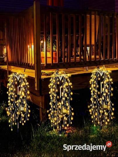 Zestaw 2 x Ogrodowa lampa Led solarna Jasło