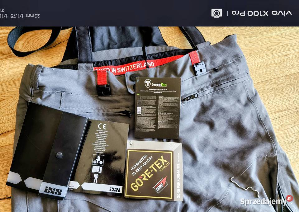 Spodnie GoreTex nowe IKS Łódź