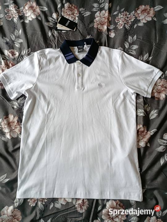 Koszulka polo Hugo Boss regular fit biała Hugo Boss podlaskie Białystok sprzedam