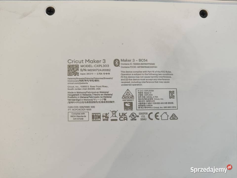 Cricut Maker 3 Ploter Bloter Urządzenie do Głogów sprzedam