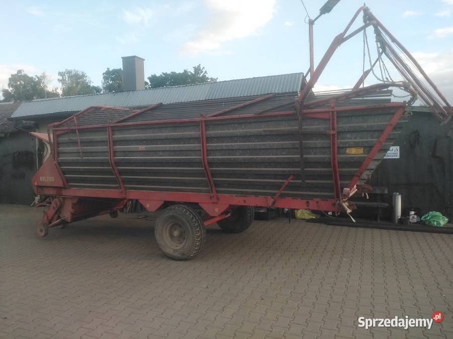 Przyczepa samozbierajaca KEMPER KSL280 nieuszkodzony Przyczepy rolnicze Skaryszew sprzedam