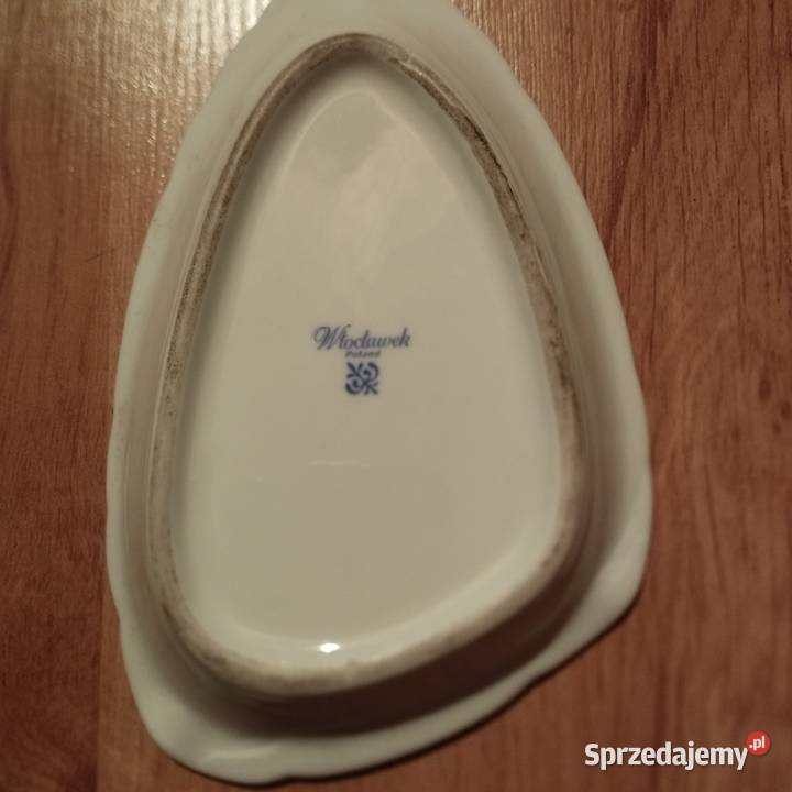 Popielniczka porcelanowa Włocławek PRL