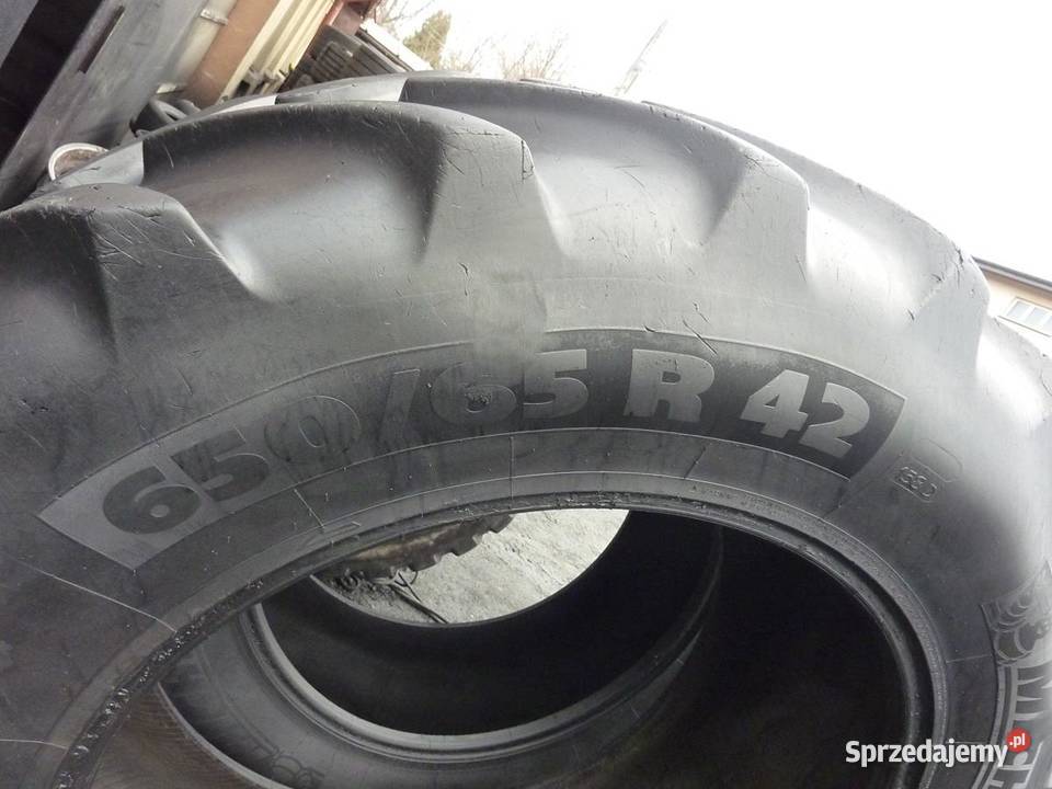 2 x Opona używana rolnicza 65065R42 MICHELIN podlaskie Zaścianki