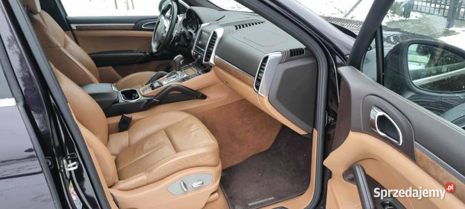 Porsche Cayenne S48 V8 400 Europa Okazja skórzana tapicerka Samochody osobowe Szczecin